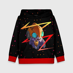 Толстовка-худи детская Dota 2 Tinker, цвет: 3D-красный
