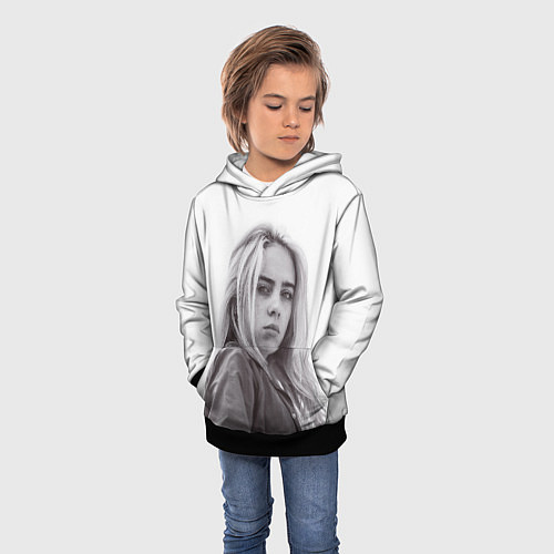 Детская толстовка BILLIE EILISH / 3D-Черный – фото 3