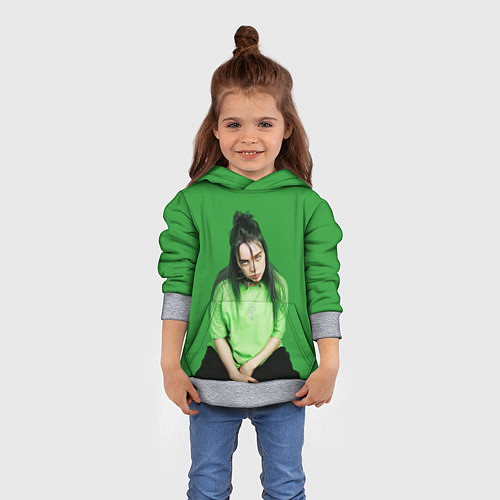 Детская толстовка BILLIE EILISH / 3D-Меланж – фото 4