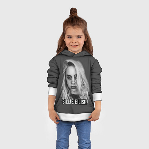 Детская толстовка BILLIE EILISH / 3D-Белый – фото 4