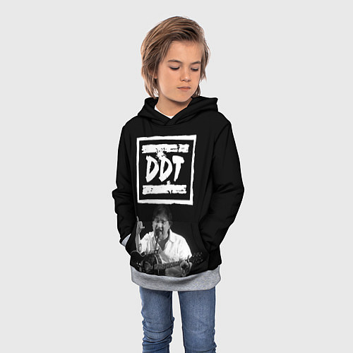 Детская толстовка ДДТ / 3D-Меланж – фото 3
