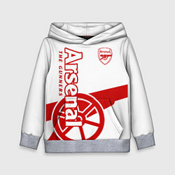 Толстовка-худи детская Arsenal, цвет: 3D-меланж