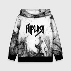 Толстовка-худи детская АРИЯ, цвет: 3D-черный