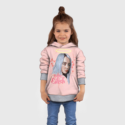 Детская толстовка Billie Eilish / 3D-Меланж – фото 4