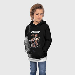 Толстовка-худи детская Ateez, цвет: 3D-белый — фото 2