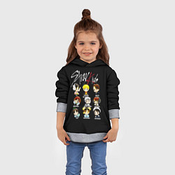 Толстовка-худи детская Stray Kids, цвет: 3D-меланж — фото 2