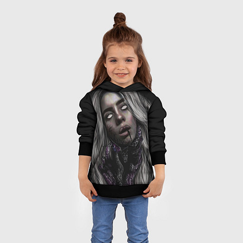 Детская толстовка BILLIE EILISH / 3D-Черный – фото 4