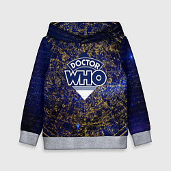 Толстовка-худи детская Doctor Who, цвет: 3D-меланж