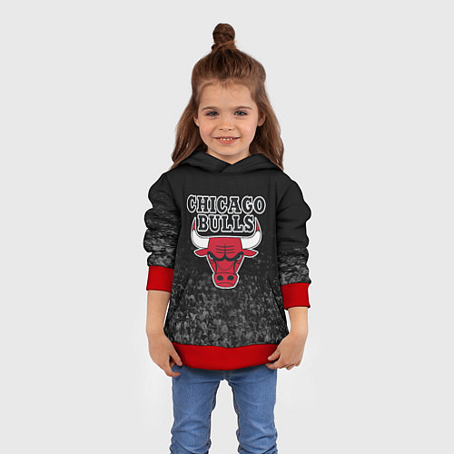 Детская толстовка CHICAGO BULLS / 3D-Красный – фото 4