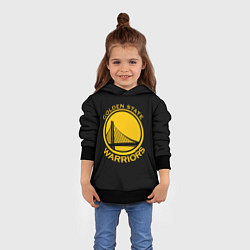 Толстовка-худи детская GOLDEN STATE WARRIORS, цвет: 3D-черный — фото 2