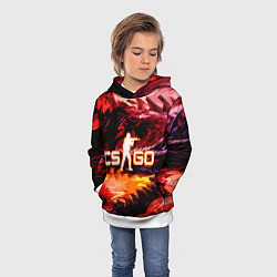 Толстовка-худи детская CS GO, цвет: 3D-белый — фото 2