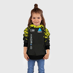 Толстовка-худи детская DETROIT: BECOME HUMAN, цвет: 3D-черный — фото 2