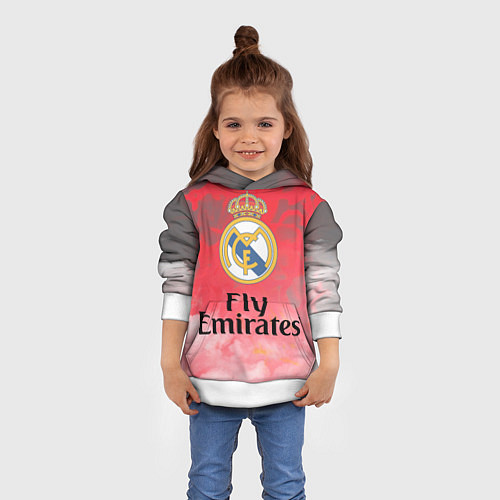 Детская толстовка Реал Мадрид / 3D-Белый – фото 4