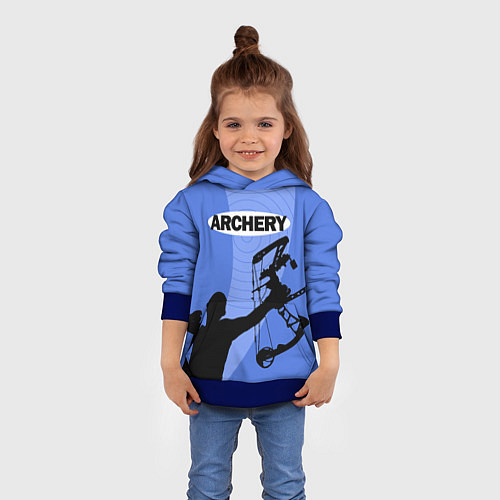 Детская толстовка Archery / 3D-Синий – фото 4