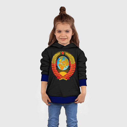 Детская толстовка СССР / 3D-Синий – фото 4