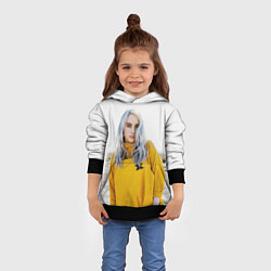 Толстовка-худи детская BILLIE EILISH, цвет: 3D-черный — фото 2