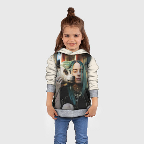 Детская толстовка BILLIE EILISH / 3D-Меланж – фото 4