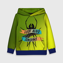 Толстовка-худи детская Look alive sunshine, цвет: 3D-синий