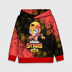 Толстовка-худи детская BRAWL STARS MAX, цвет: 3D-красный