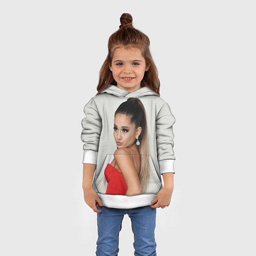 Детская толстовка Ariana Grande Ариана Гранде / 3D-Белый – фото 4