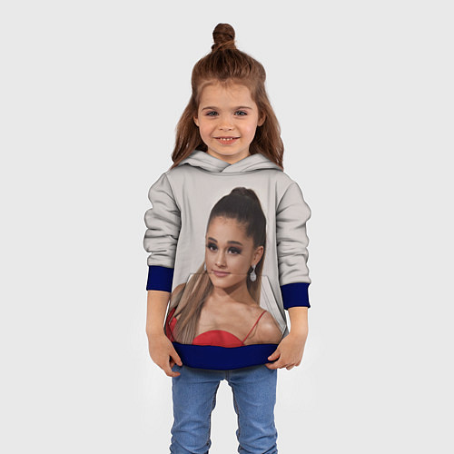 Детская толстовка Ariana Grande Ариана Гранде / 3D-Синий – фото 4