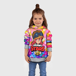 Толстовка-худи детская Brawl Stars - Jessie, цвет: 3D-меланж — фото 2