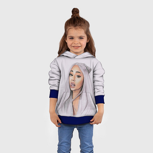 Детская толстовка Ariana Grande Ариана Гранде / 3D-Синий – фото 4