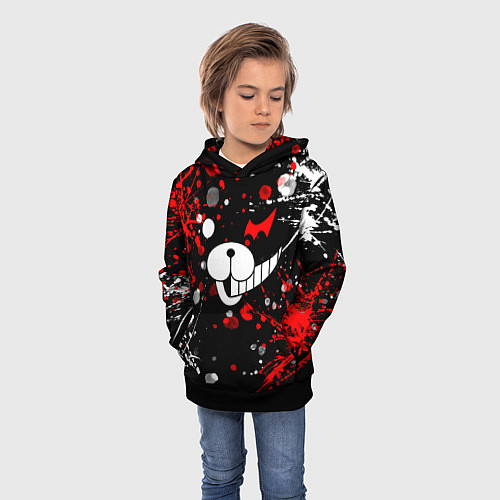 Детская толстовка MONOKUMA / 3D-Черный – фото 3