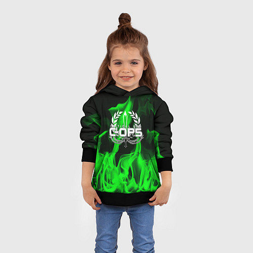 Детская толстовка C-OPSCRITICAL OPS / 3D-Черный – фото 4