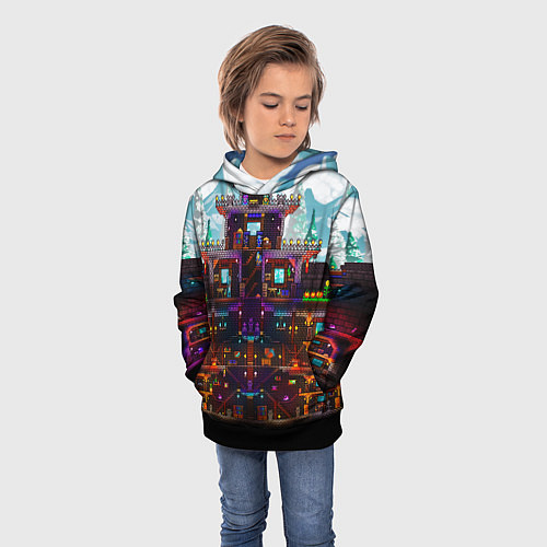 Детская толстовка Terraria / 3D-Черный – фото 3