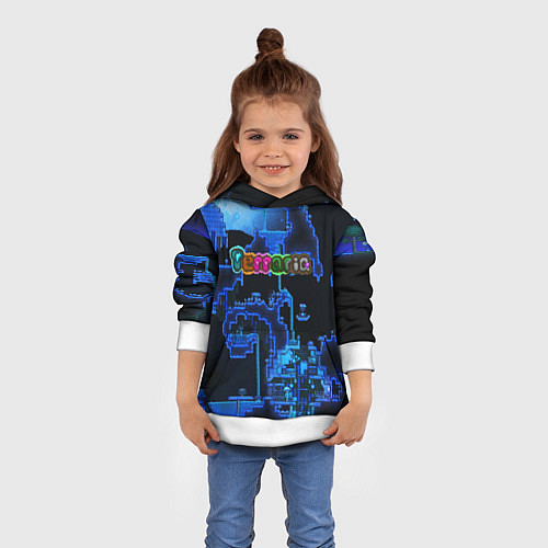 Детская толстовка Terraria / 3D-Белый – фото 4