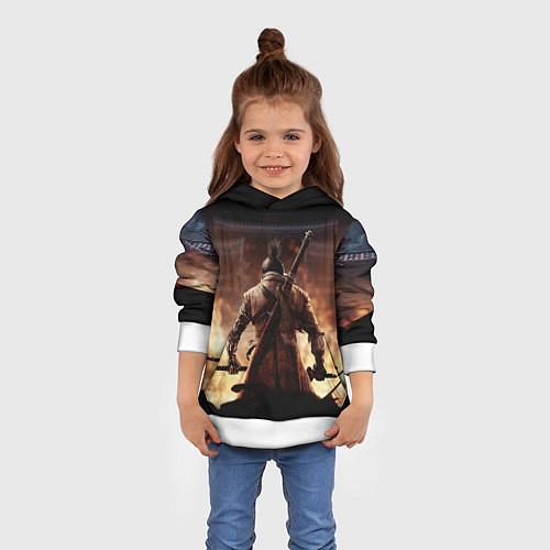 Детская толстовка Sekiro shadows die twice / 3D-Белый – фото 4