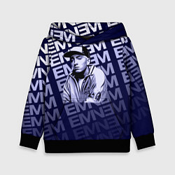 Толстовка-худи детская Eminem, цвет: 3D-черный