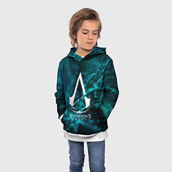 Толстовка-худи детская ASSASSINS CREED, цвет: 3D-белый — фото 2