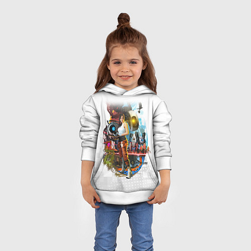 Детская толстовка PORTAL / 3D-Белый – фото 4