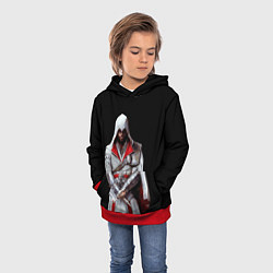 Толстовка-худи детская Assassin’s Creed, цвет: 3D-красный — фото 2