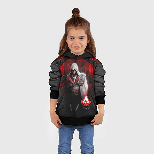 Детская толстовка Assasin's creed / 3D-Черный – фото 4