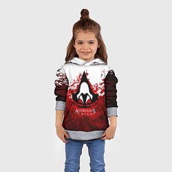 Толстовка-худи детская Assasin's creed, цвет: 3D-меланж — фото 2
