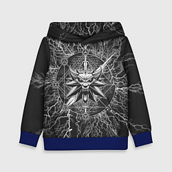 Толстовка-худи детская The Witcher, цвет: 3D-синий