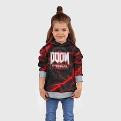 Толстовка-худи детская DOOM ETERNAL, цвет: 3D-меланж — фото 2
