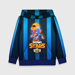 Толстовка-худи детская Brawl Stars GT Max, цвет: 3D-синий