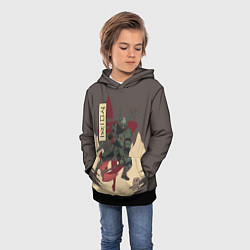 Толстовка-худи детская Marauder, цвет: 3D-черный — фото 2