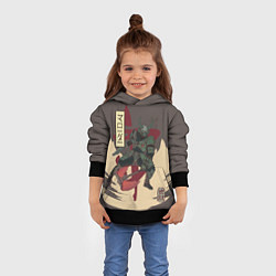 Толстовка-худи детская Marauder, цвет: 3D-черный — фото 2