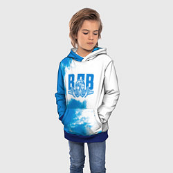 Толстовка-худи детская ВДВ, цвет: 3D-синий — фото 2
