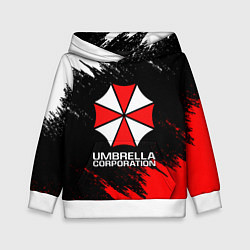 Толстовка-худи детская UMBRELLA CORP, цвет: 3D-белый