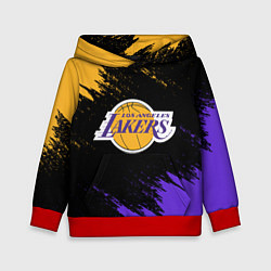 Толстовка-худи детская LA LAKERS, цвет: 3D-красный
