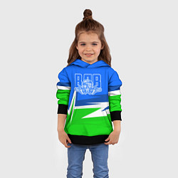 Толстовка-худи детская ВДВ, цвет: 3D-черный — фото 2