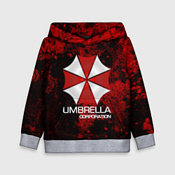 Толстовка-худи детская UMBRELLA CORP, цвет: 3D-меланж