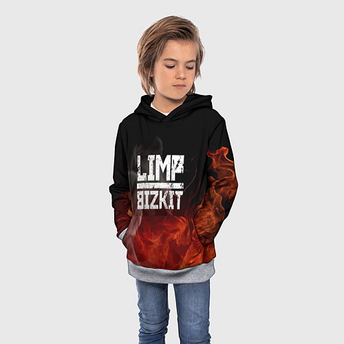 Детская толстовка LIMP BIZKIT / 3D-Меланж – фото 3