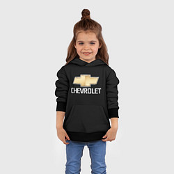 Толстовка-худи детская CHEVROLET, цвет: 3D-черный — фото 2